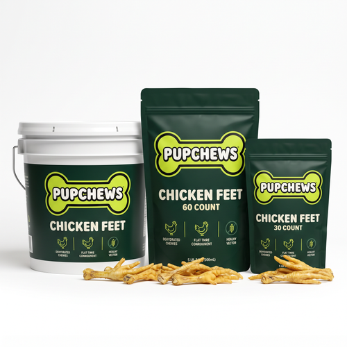 All Natural Dried Chicken Feet
