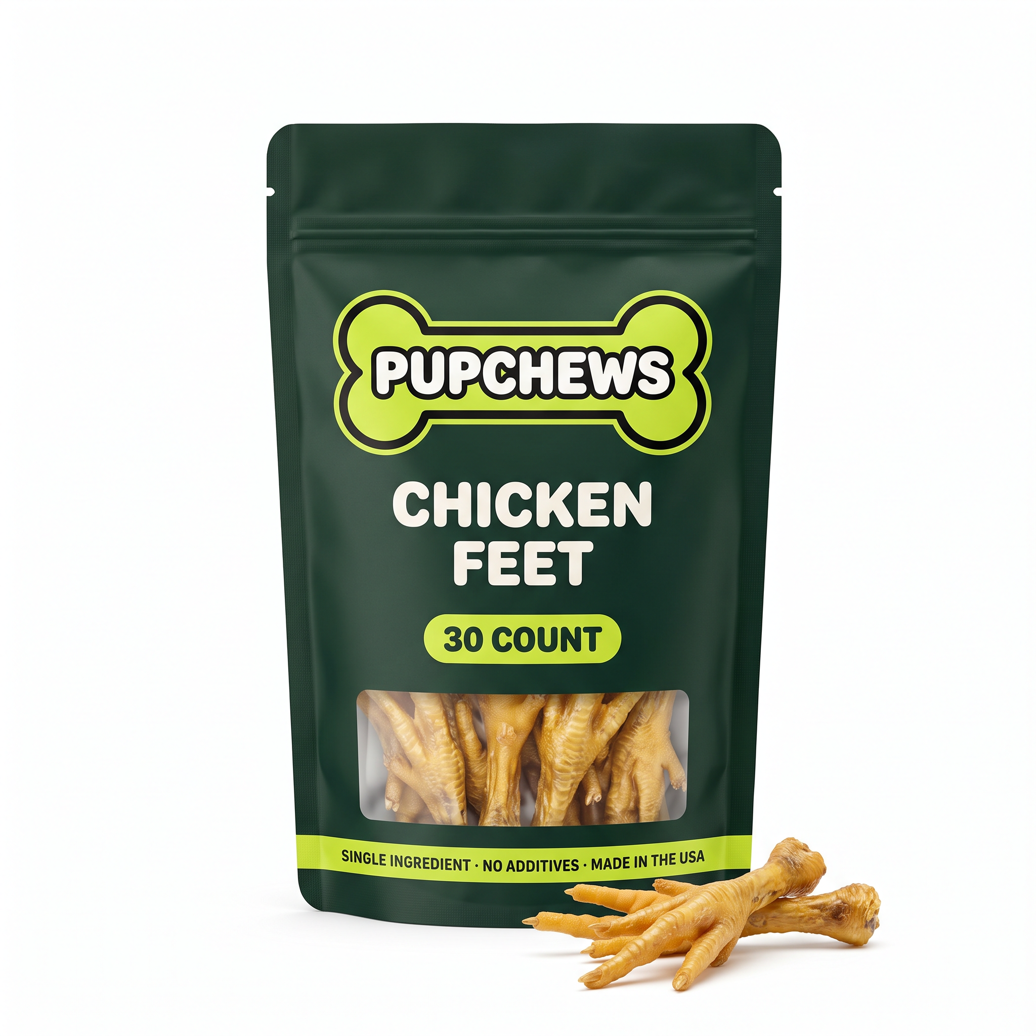 All Natural Dried Chicken Feet