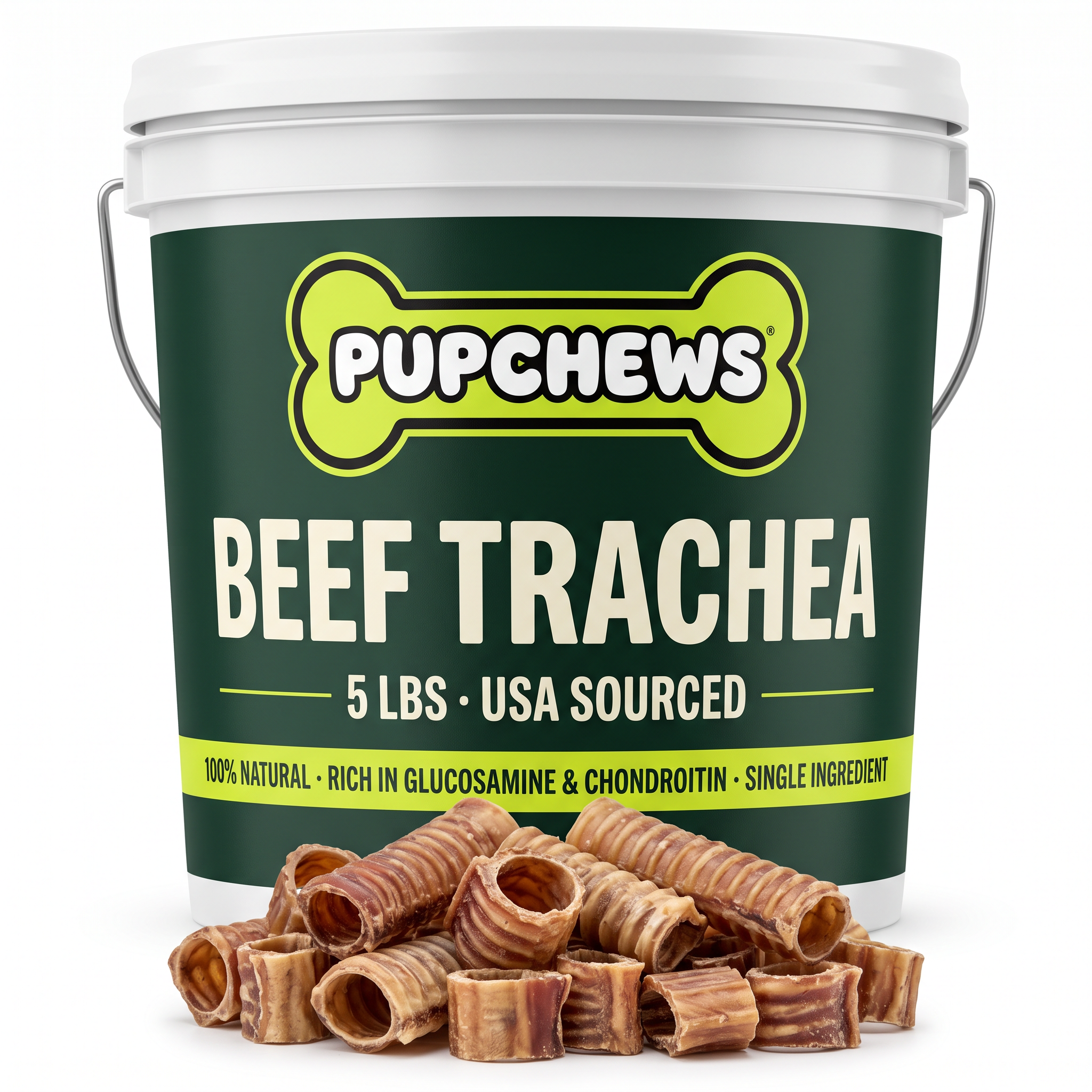 All Natural Dried Beef Trachea